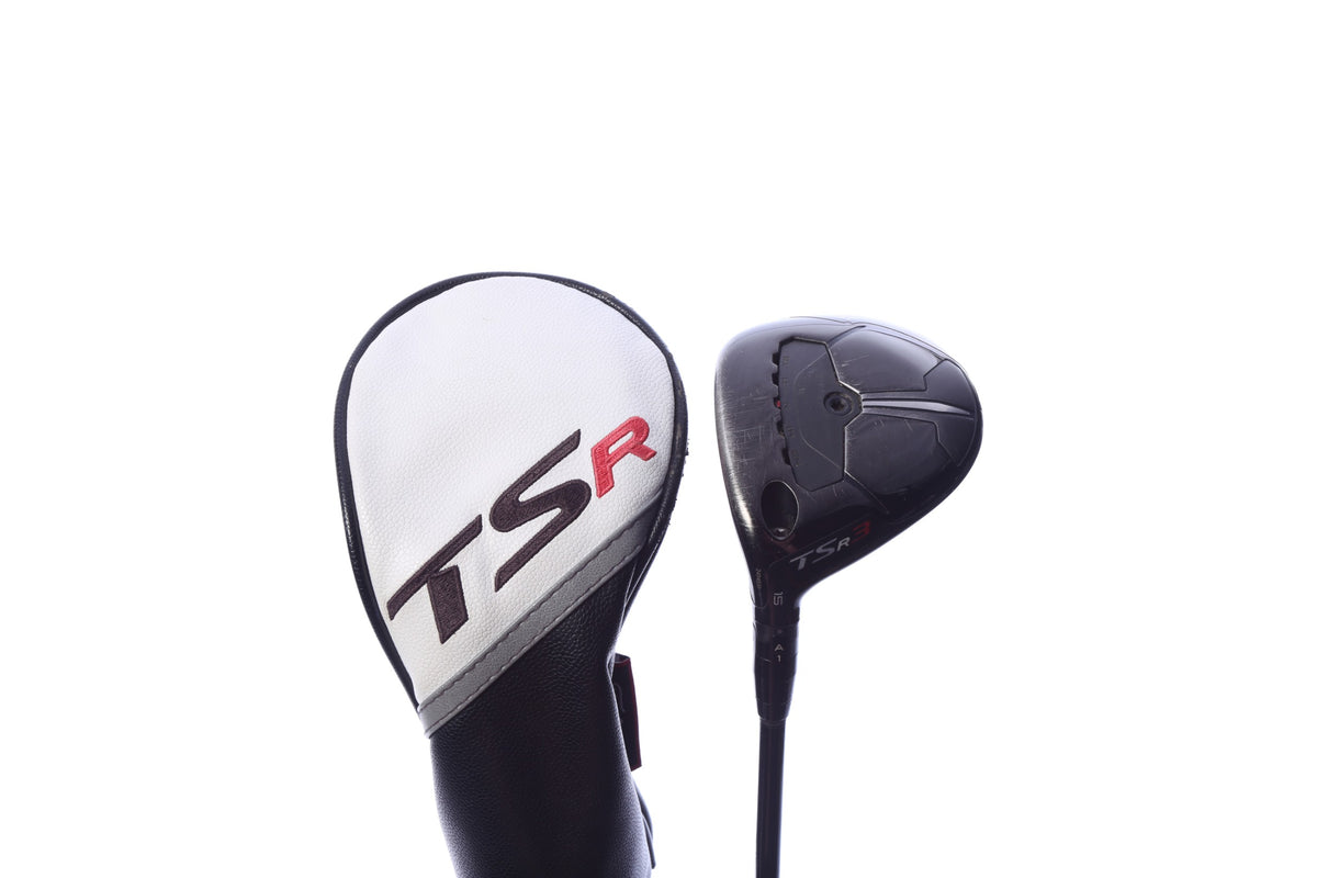 Used Titleist TSR3 3-Wood - Left-Handed - 15 Degrees - Extra Stiff Flex