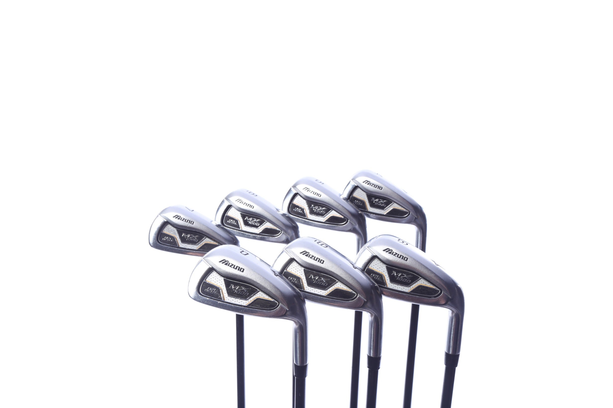 Used Mizuno MX 1000 Iron Set - Right-Handed - 4-PW - Regular Flex