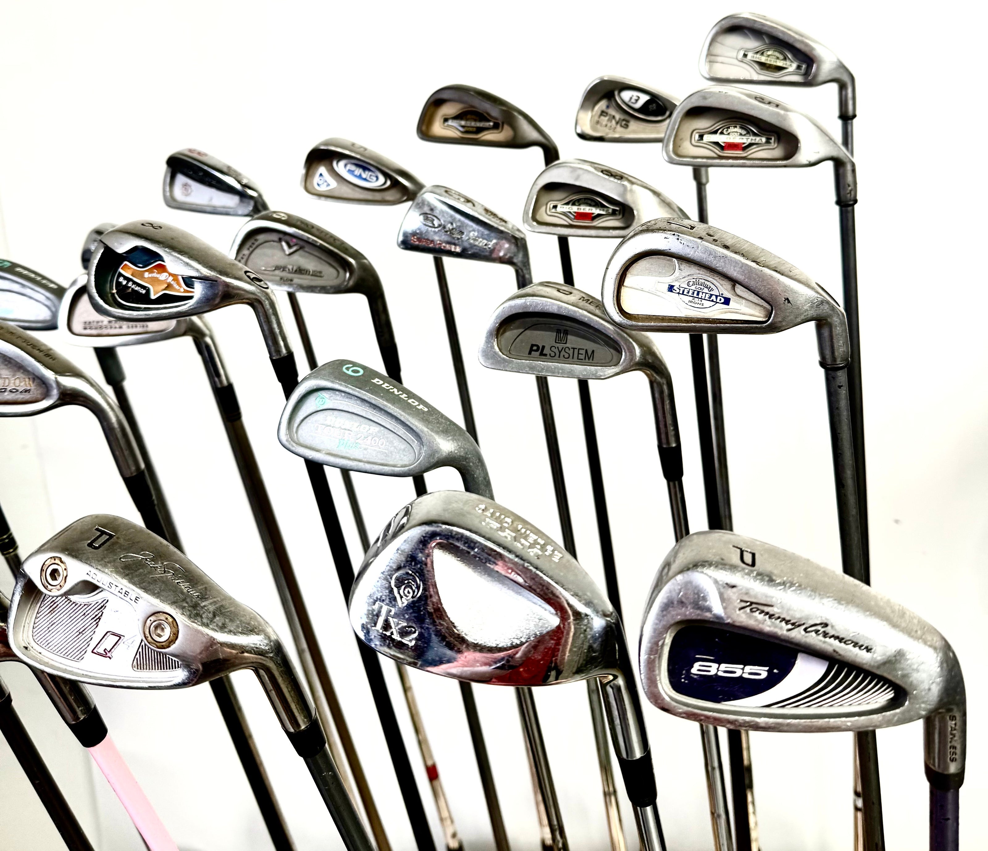 Wholesale Lot of 24 Golf Clubs - Right Handed -Assorted Irons and Wedges-Next Round