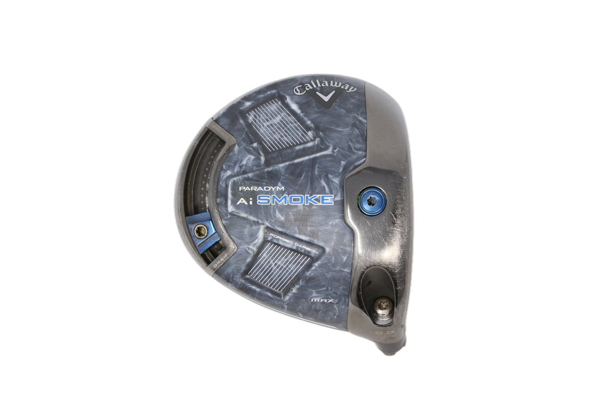 Used Callaway Paradym Ai Smoke MAX Driver - HEAD ONLY - Right-Handed - 9 Degrees