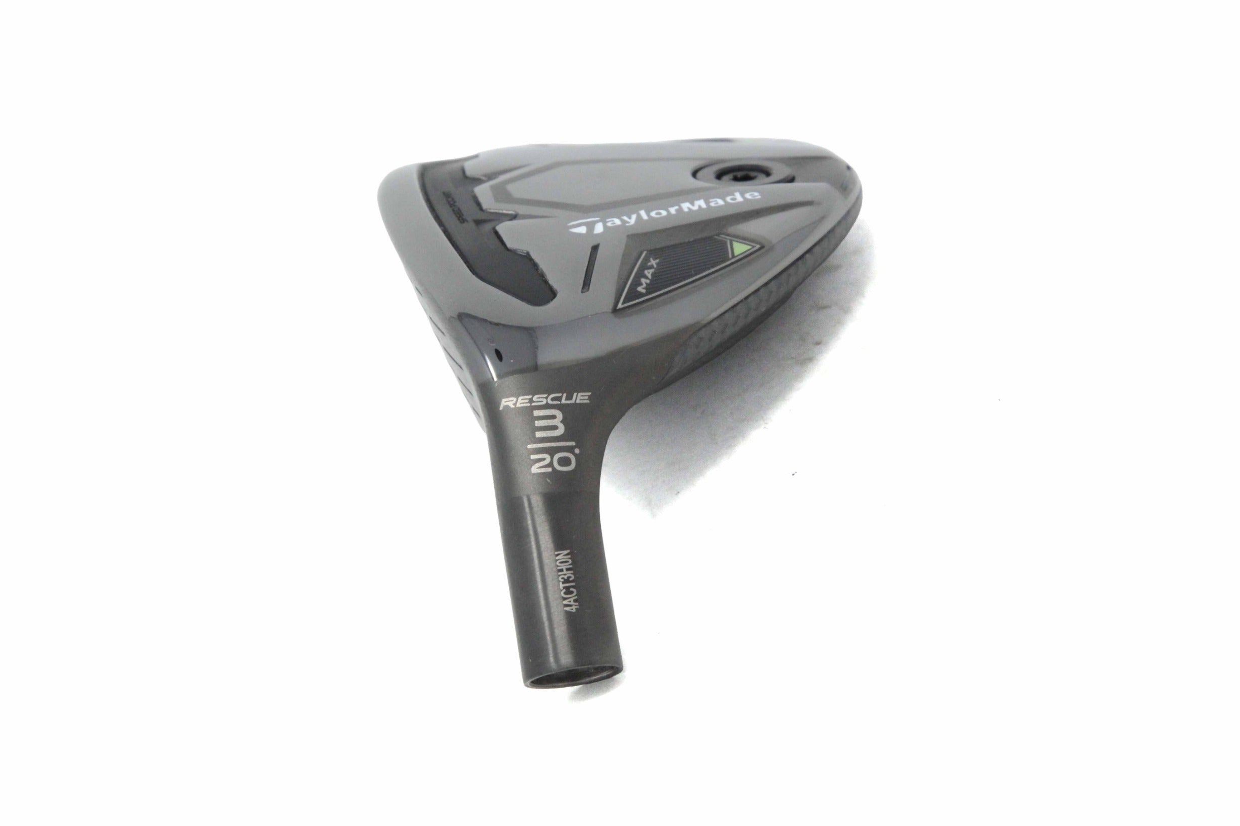 Used TaylorMade Qi35 MAX Rescue 3H - HEAD ONLY - Left-Handed - 20 Degrees