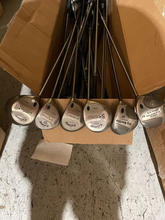 Wholesale Lot of 30 Callaway Big Bertha, Warbird, Steelhead Drivers