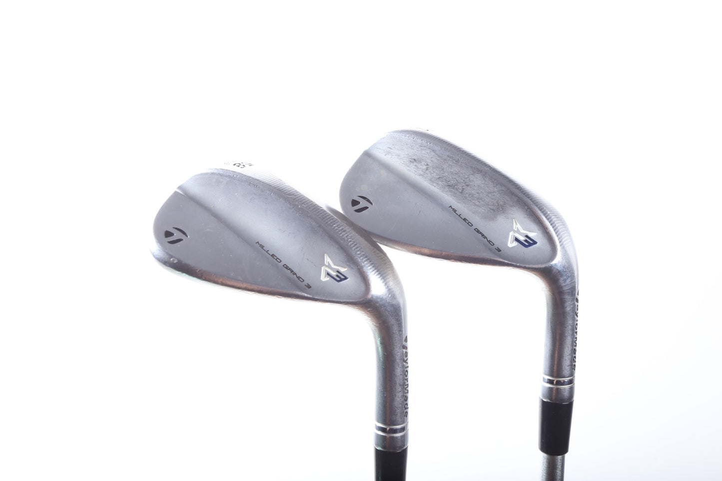 Used TaylorMade Milled Grind 3 Chrome Wedge Set - Right-Handed - 52*, 58* - Stiff Flex-Next Round