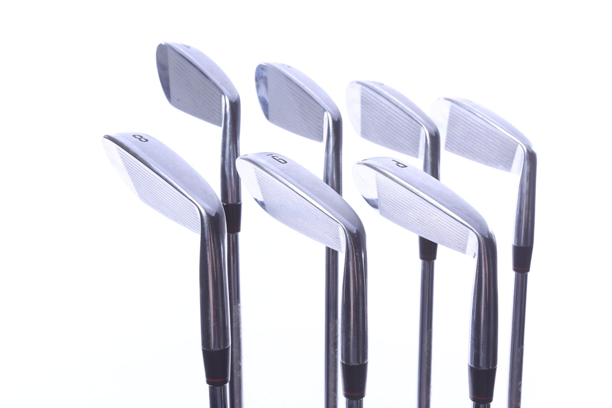 Used Nike Victory Red Forged Split Cavity Iron Set - Left-Handed - 4-PW - Stiff Flex