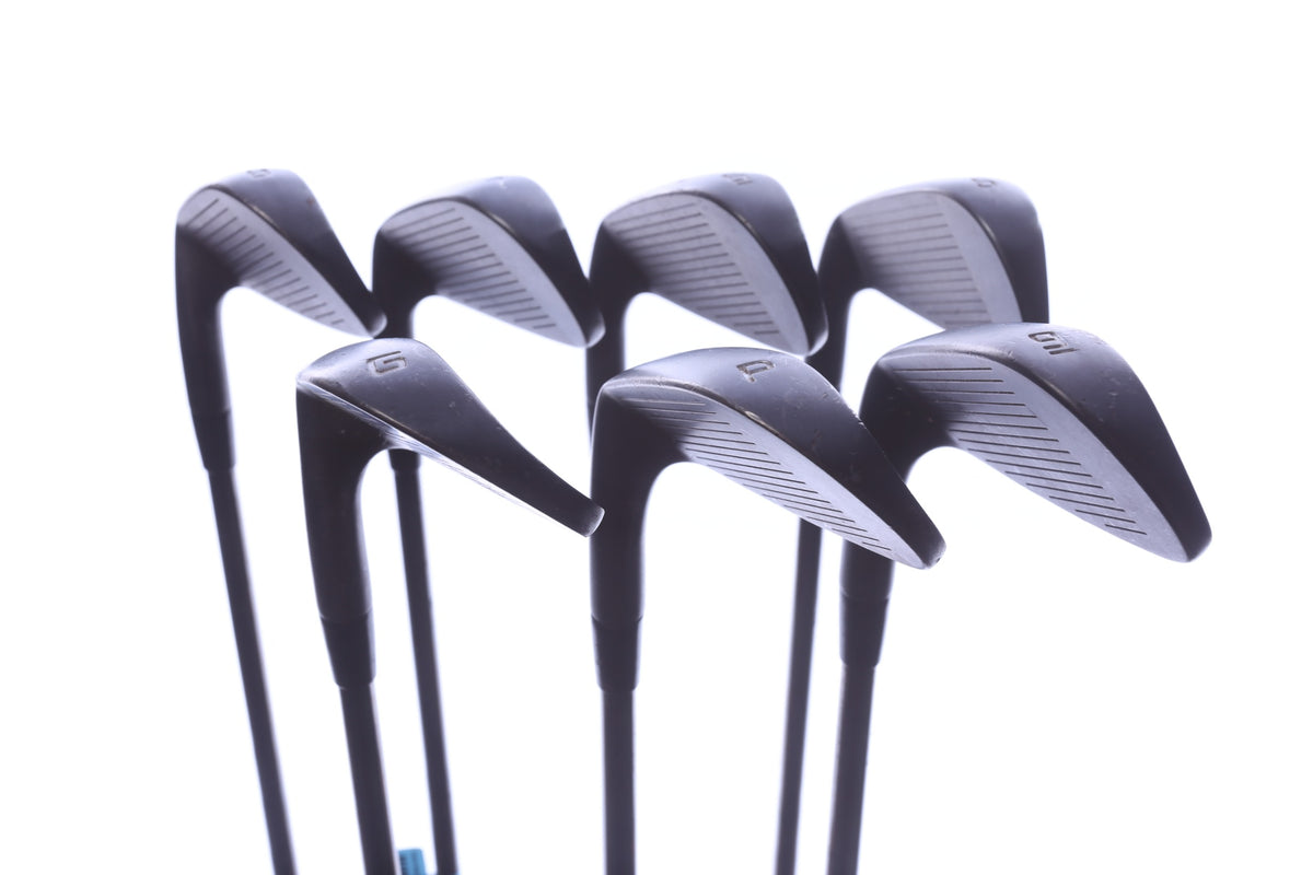 Used Cobra King Forged TEC One Black Iron Set - Right-Handed - 5-PW, GW - Extra Stiff Flex