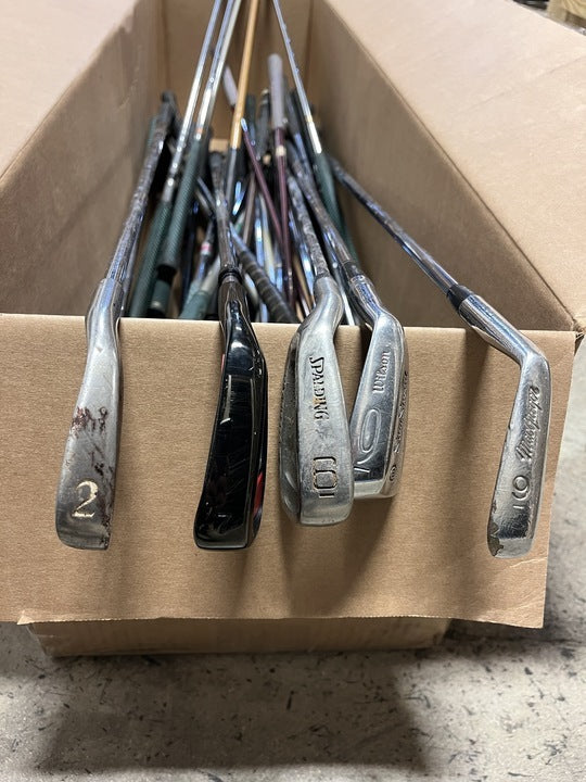 Wholesale Lot of 50 Single Irons. Wilson, MacGregor, Spalding-Next Round
