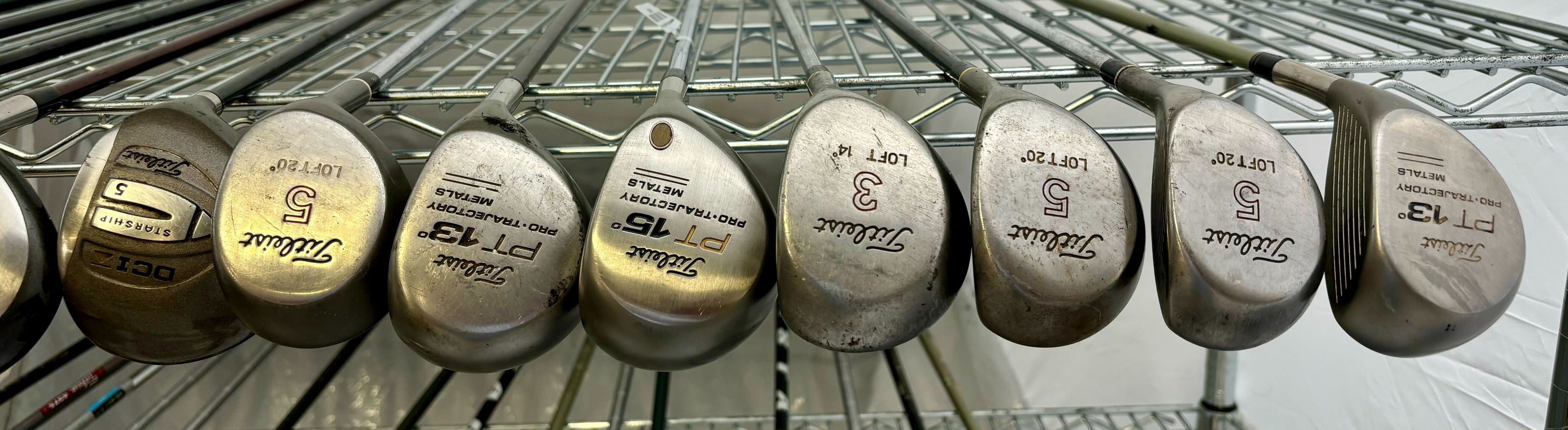 Wholesale Lot of 30 Golf Clubs - Titleist Fairway Woods-Next Round