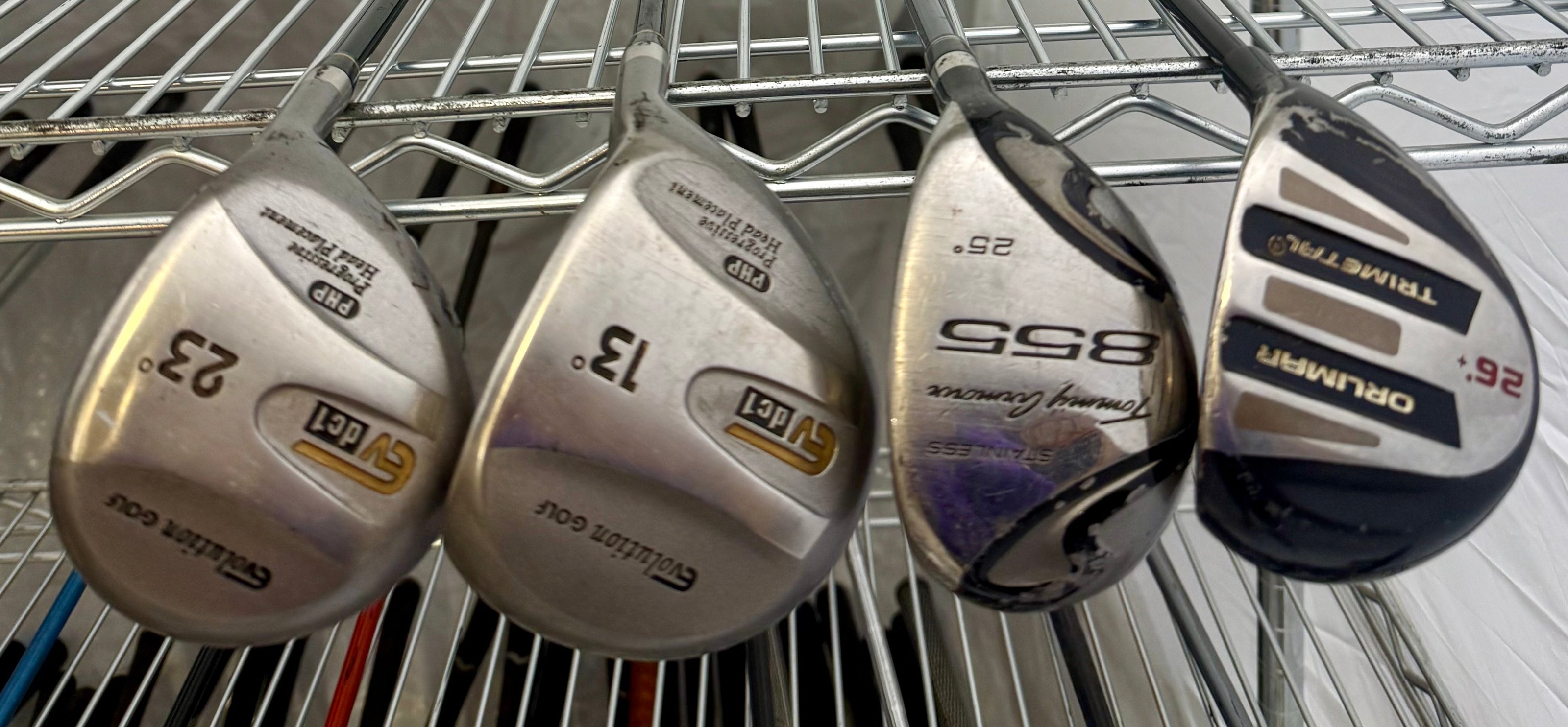 Wholesale Lot of 30 Golf Clubs - Assorted Fairway Woods & Hybrids-Next Round