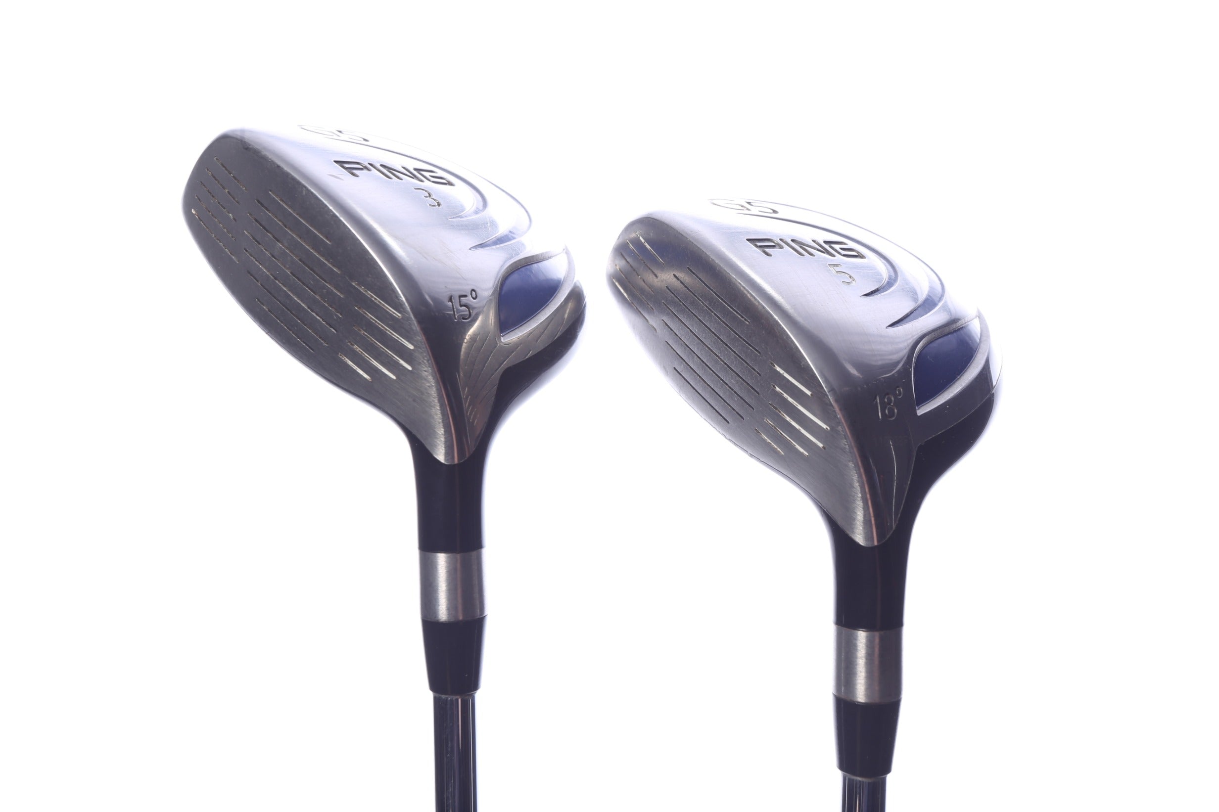 Used Ping G5 Wood Set - Left-Handed - 3W, 5W - Stiff Flex-Next Round