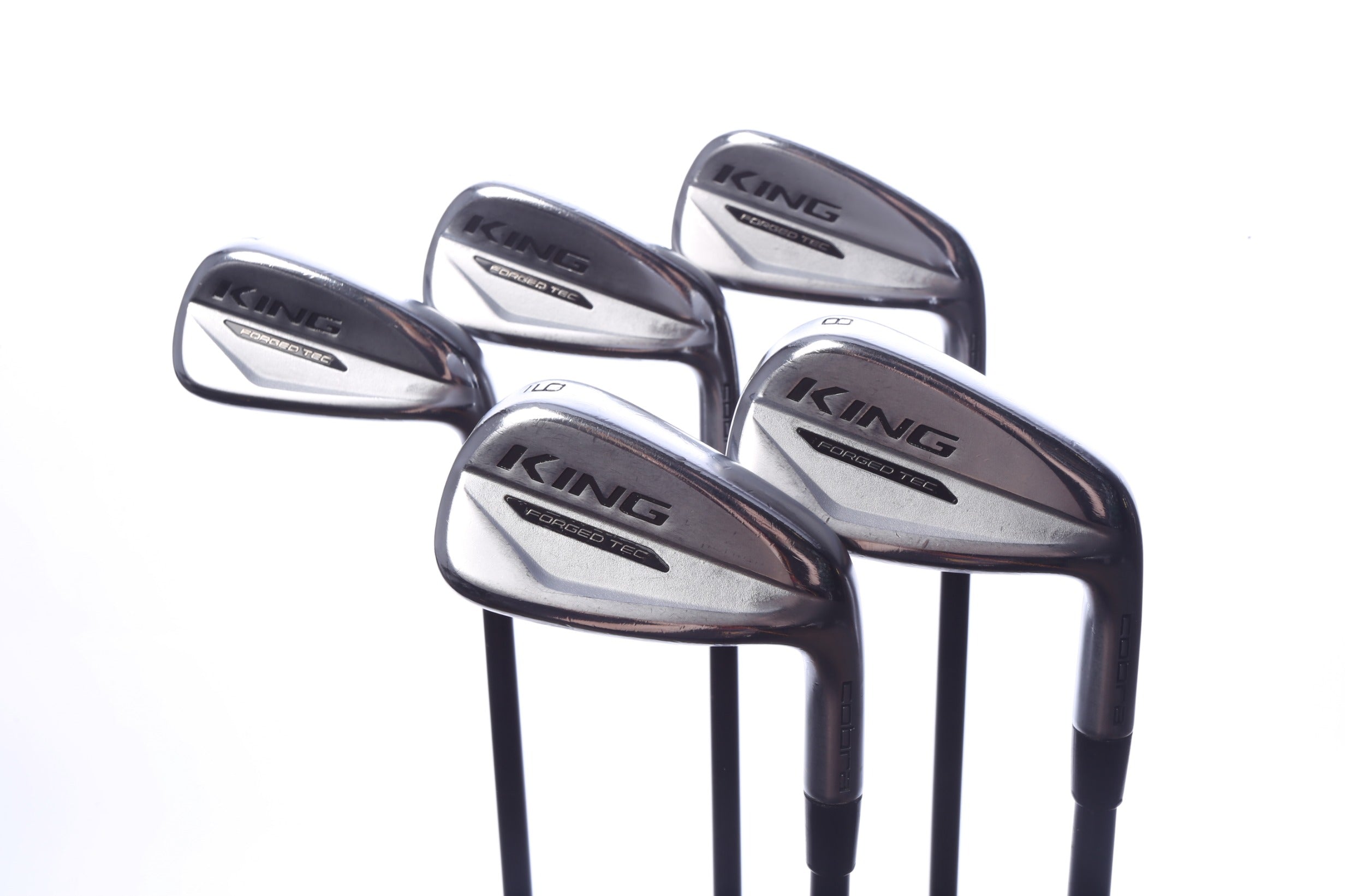 Used Cobra 2020 KING Forged Tec Iron Set - Right-Handed - 5-9 - Stiff Plus Flex-Next Round
