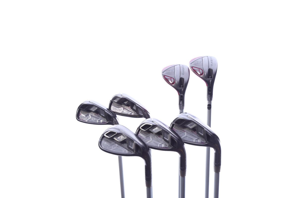 Used Cobra BiO Cell Combo Iron Set - Right-Handed - 4/5 HY, 5/6 HY, 7-PW, SW - Ladies Flex