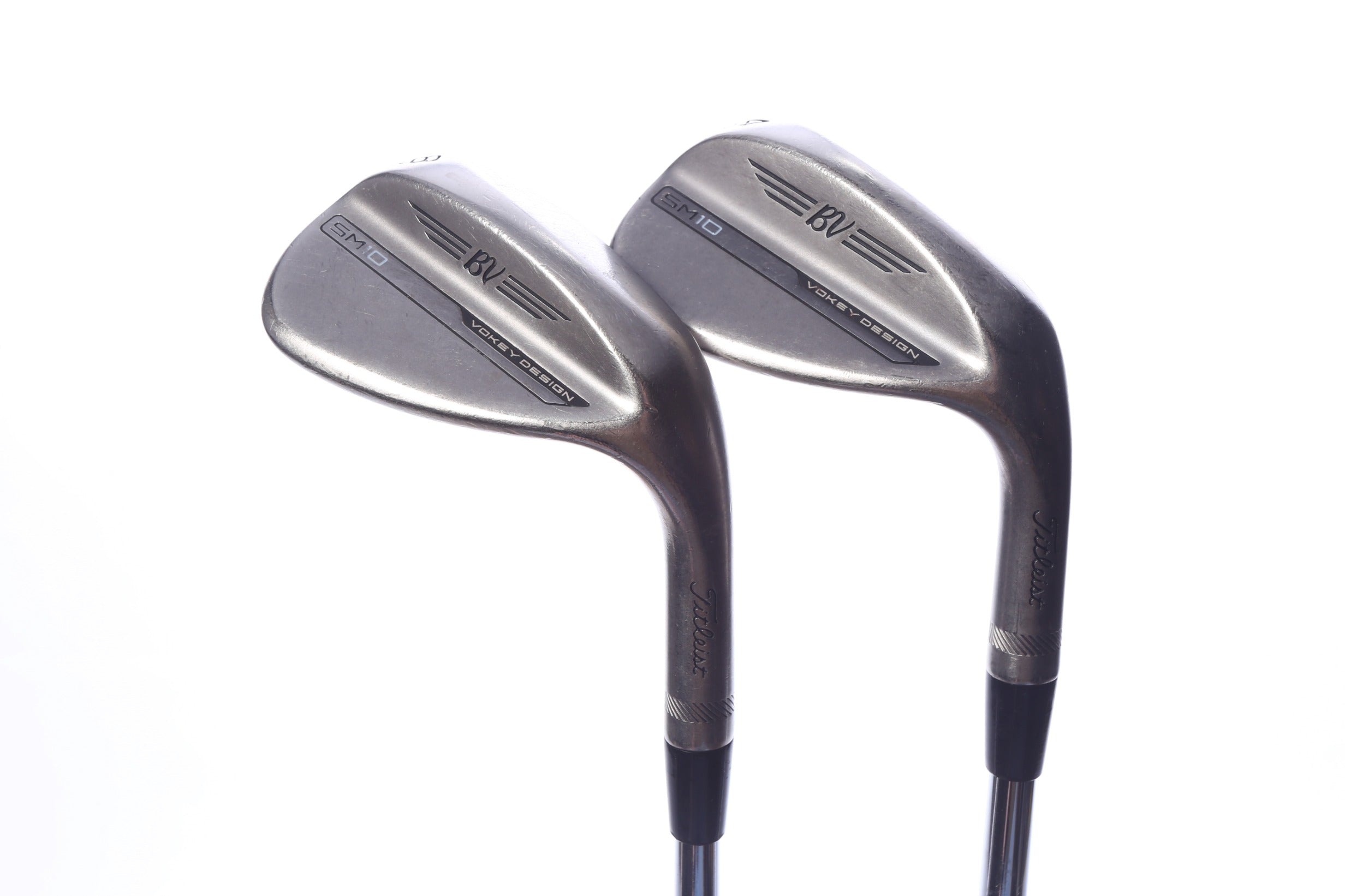 Used Titleist Vokey SM10 Nickel Wedge Set - Right-Handed - 54*, 58* - Stiff Flex-Next Round
