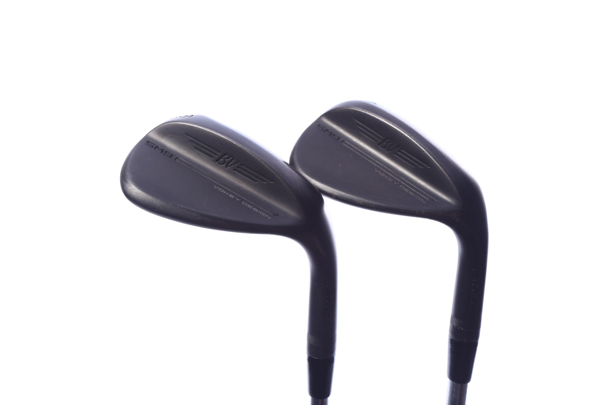 Used Titleist Vokey SM9 Jet Black Wedge Set - Right-Handed - 54*, 58* - Regular Flex