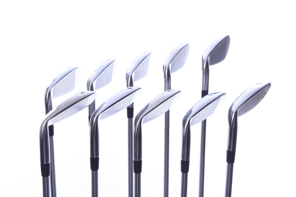 Used Tour Edge Exotics EXS Iron Set - Right-Handed - 4-PW, AW, GW, SW - Seniors Flex-Next Round