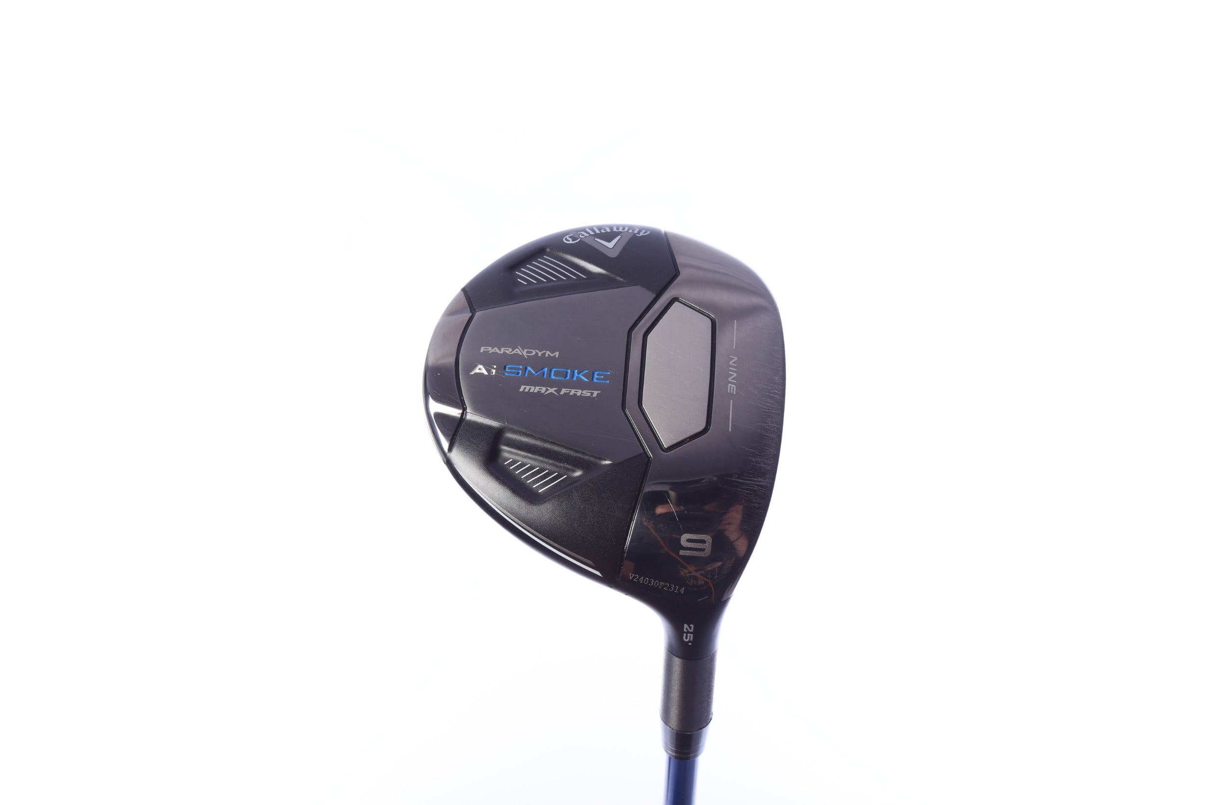 Used Callaway Paradym Ai Smoke MAX Fast 9-Wood - Right-Handed - 25 Degrees - Stiff Flex