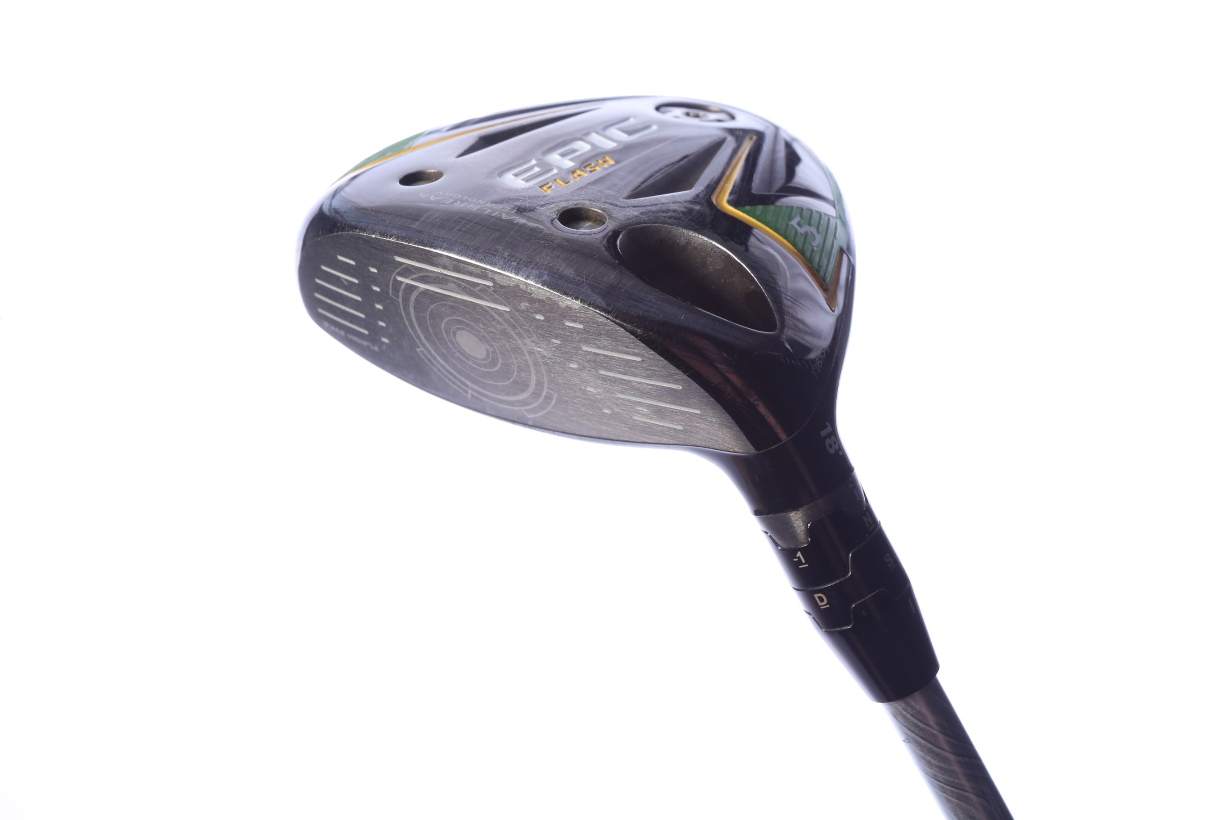 Used Callaway Epic Flash 5-Wood - Left-Handed - 18 Degrees - Regular Flex