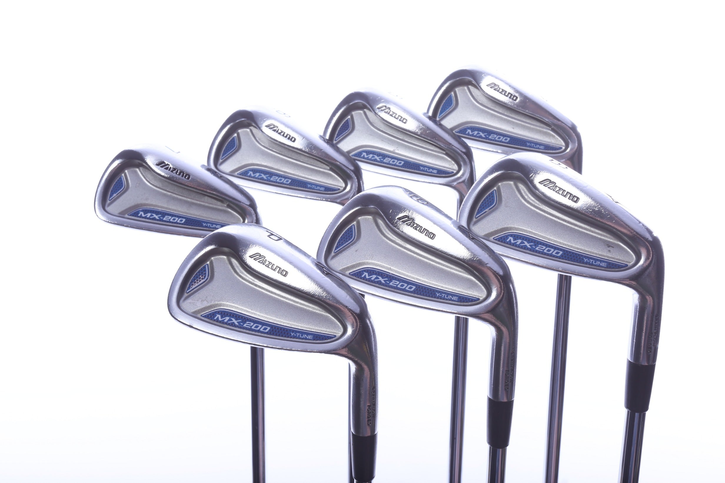 Used Mizuno MX 200 Iron Set - Right-Handed - 4-PW - Stiff Flex