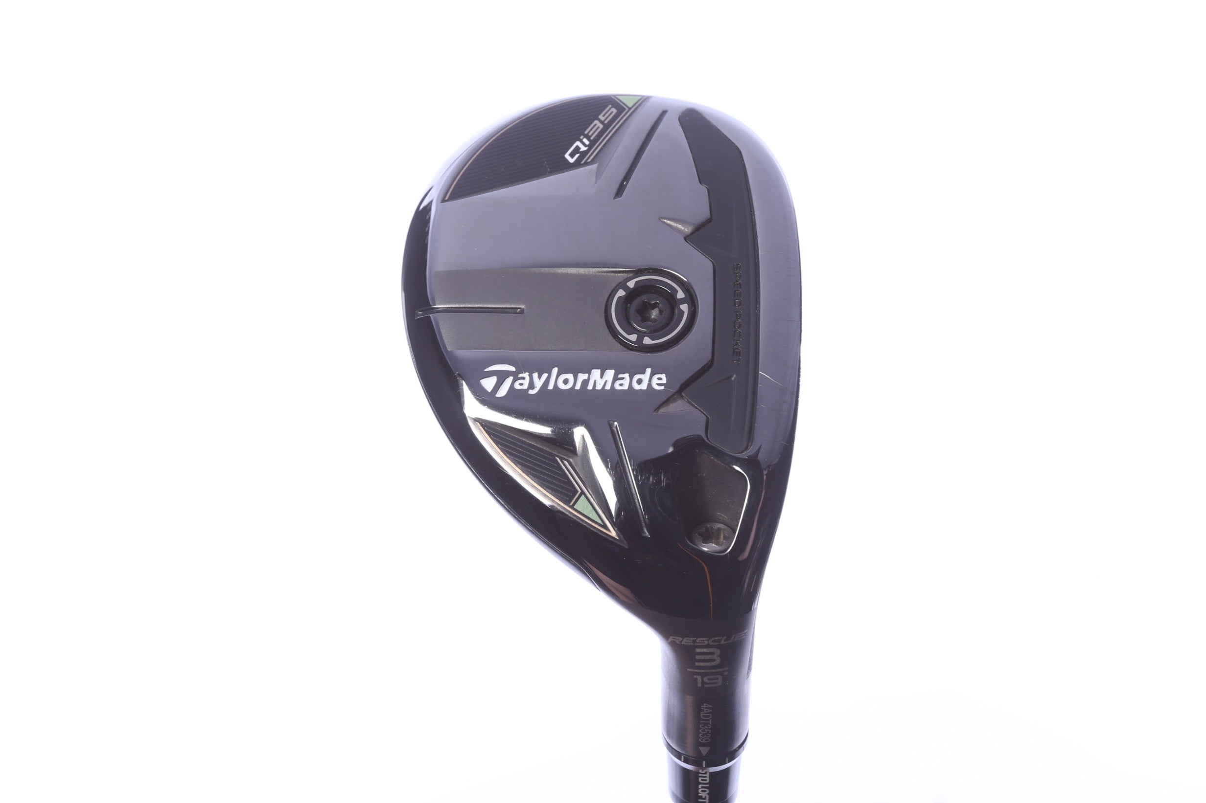 Used TaylorMade Qi35 Rescue 3H Hybrid - Right-Handed - 19 Degrees - Stiff Flex
