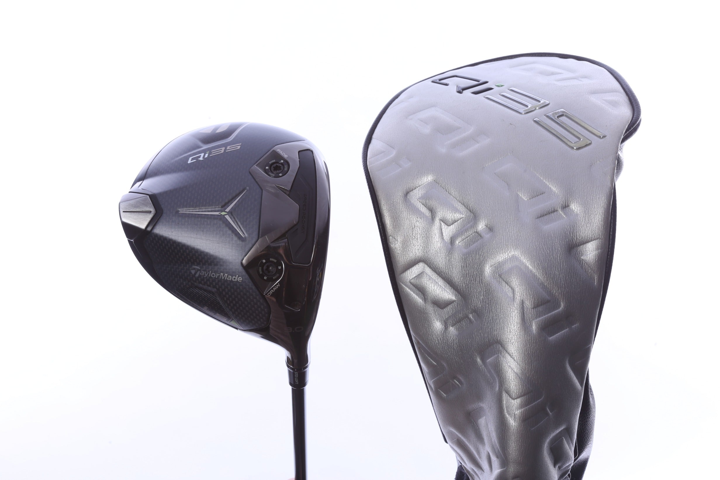 Used TaylorMade Qi35 LS Driver - 9 Degrees - Stiff Regular Flex Mitsubishi Diamana TM50 - Right-Handed-Next Round