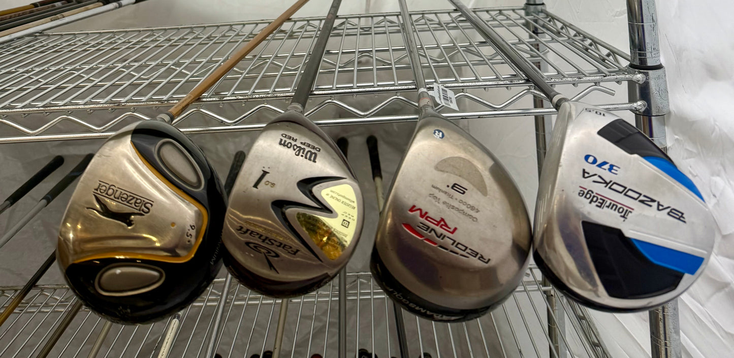 Wholesale Lot of 20 Golf Clubs - Assorted Drivers-Next Round