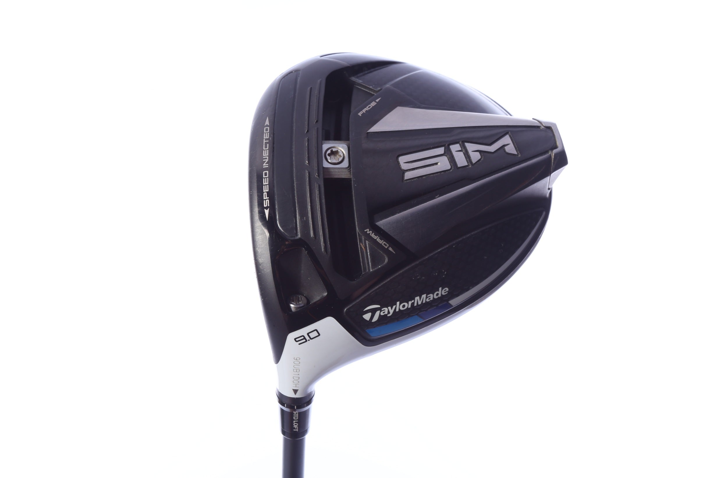 Used TaylorMade SIM Driver - 9 Degrees - Stiff Flex Project X Hzrdus Smoke Green - Left-Handed