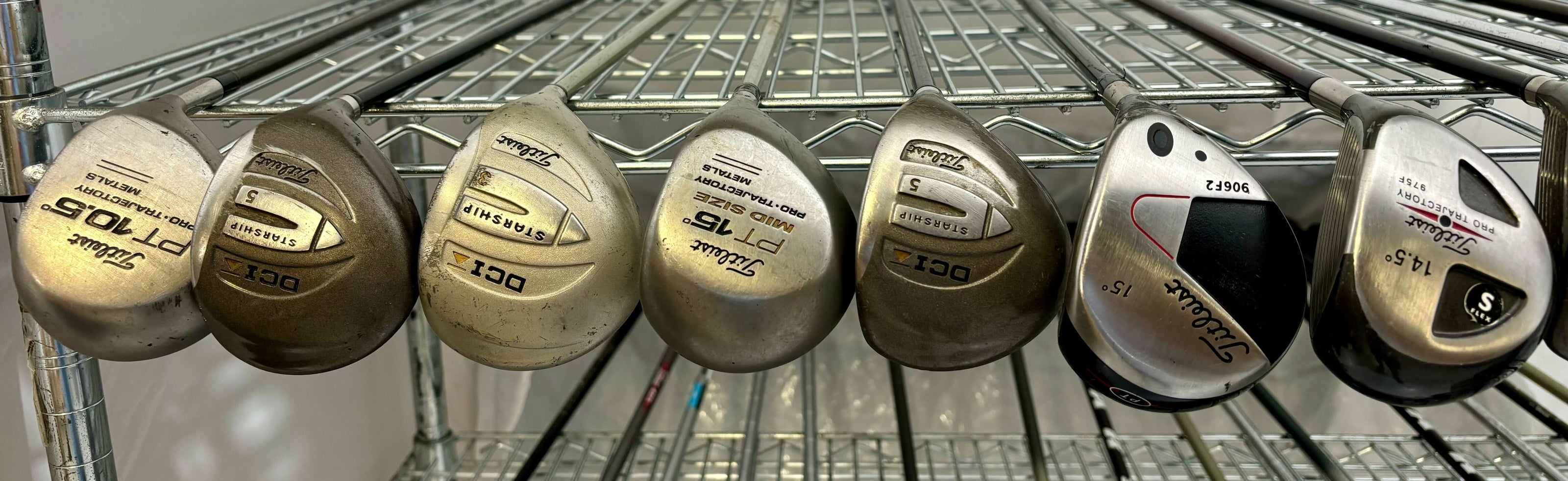 Wholesale Lot of 30 Golf Clubs - Titleist Fairway Woods-Next Round