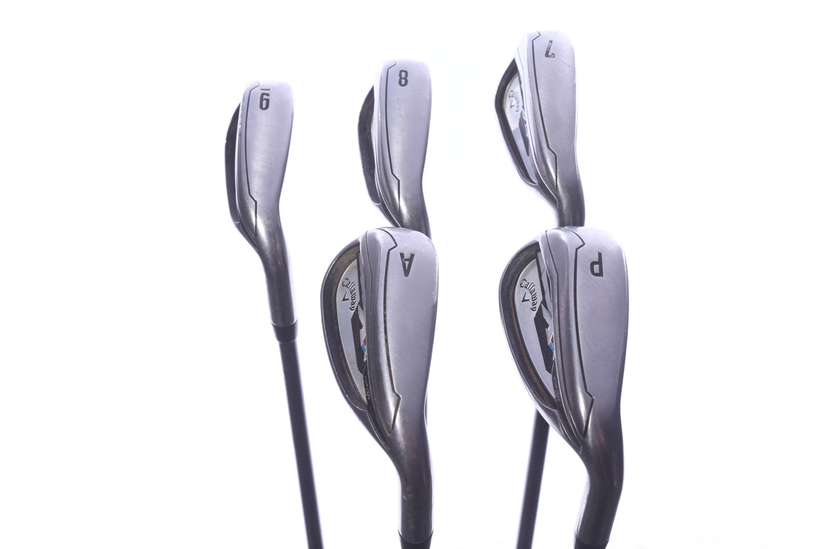 Used Callaway XR Iron Set - Right-Handed - 7-PW, SW - Seniors Flex