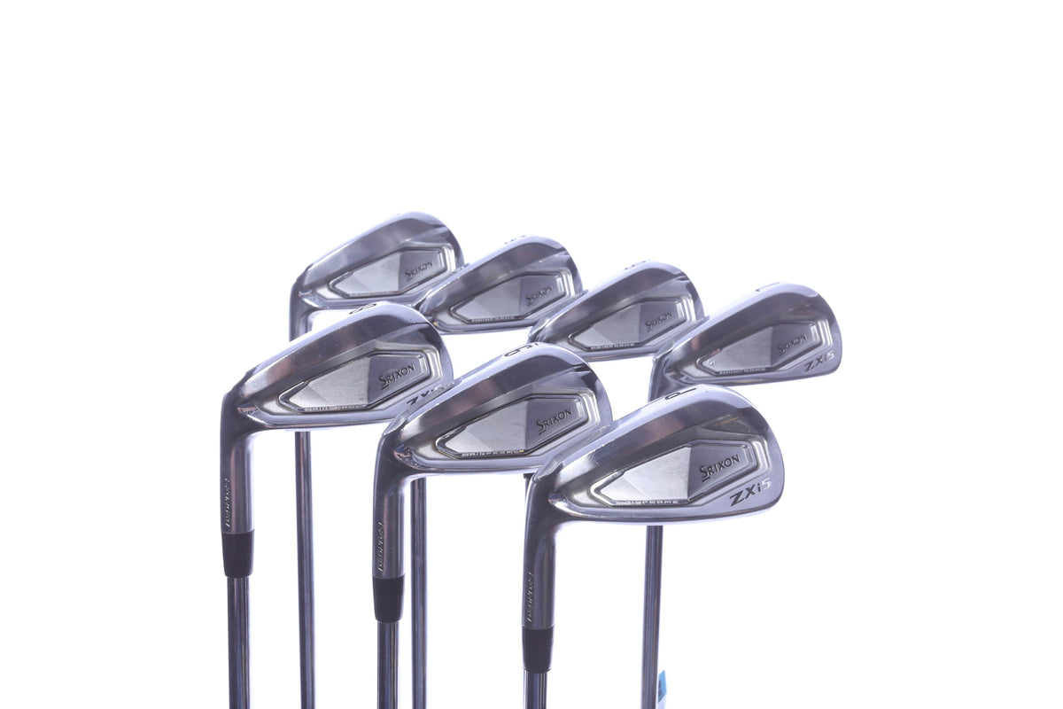Used Srixon ZXi5 Iron Set - Left-Handed - 4-PW - Regular Flex
