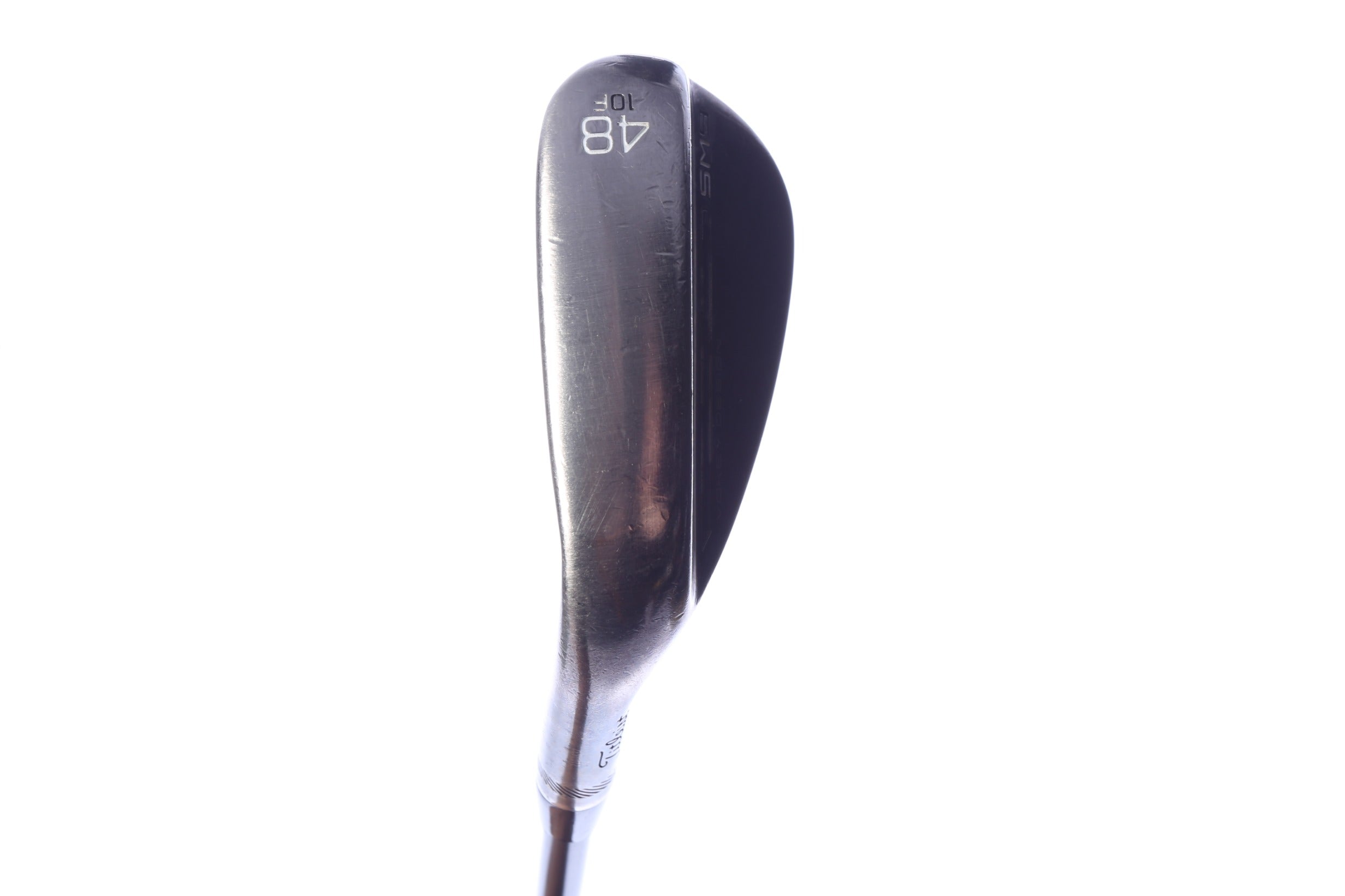 Used Titleist Vokey SM9 Brushed Steel Gap Wedge - Left-Handed - 48 Degrees - Stiff Flex