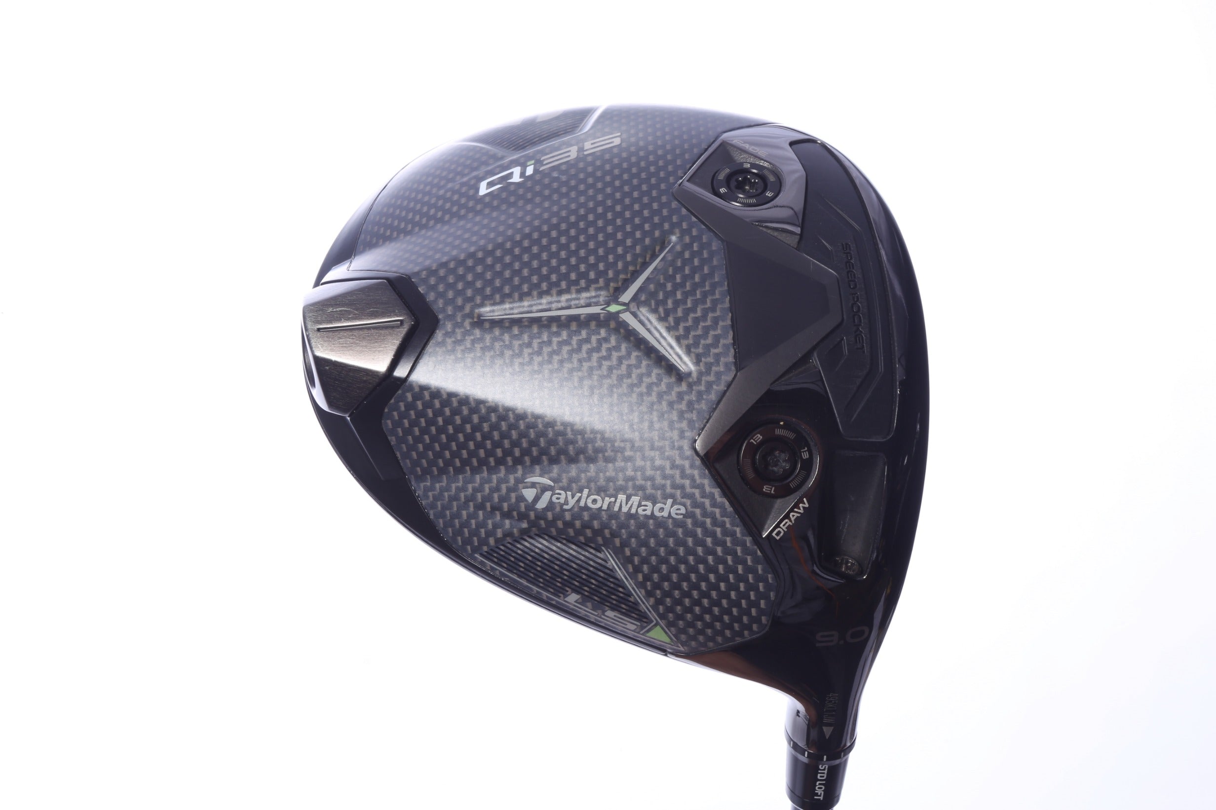 Used TaylorMade Qi35 LS Driver - 9 Degrees - Extra Stiff Flex Mitsubishi Kai'li Dark Waves White - Right-Handed-Next Round