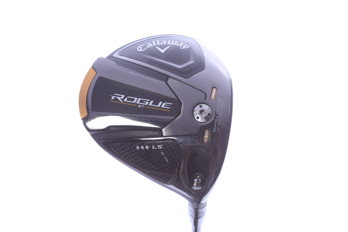 Used Callaway Rogue ST Triple Diamond LS Driver - 10.5 Degrees - Stiff Flex Mitsubishi TENSEI AV White - Right-Handed-Next Round