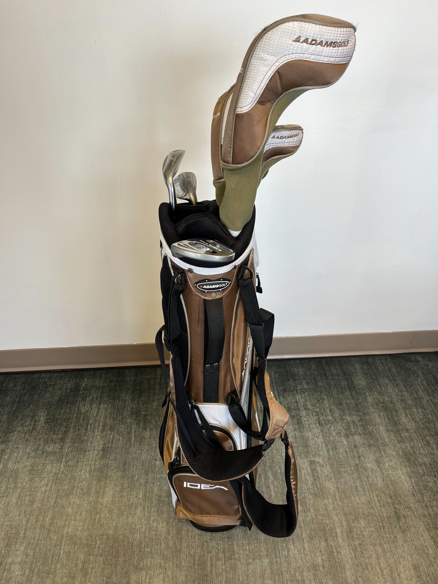 Used Adams Idea a7OS Complete Set - Right-Handed - 1W. 5W, 5H, 7i, 9i. SW - Ladies Flex-Next Round