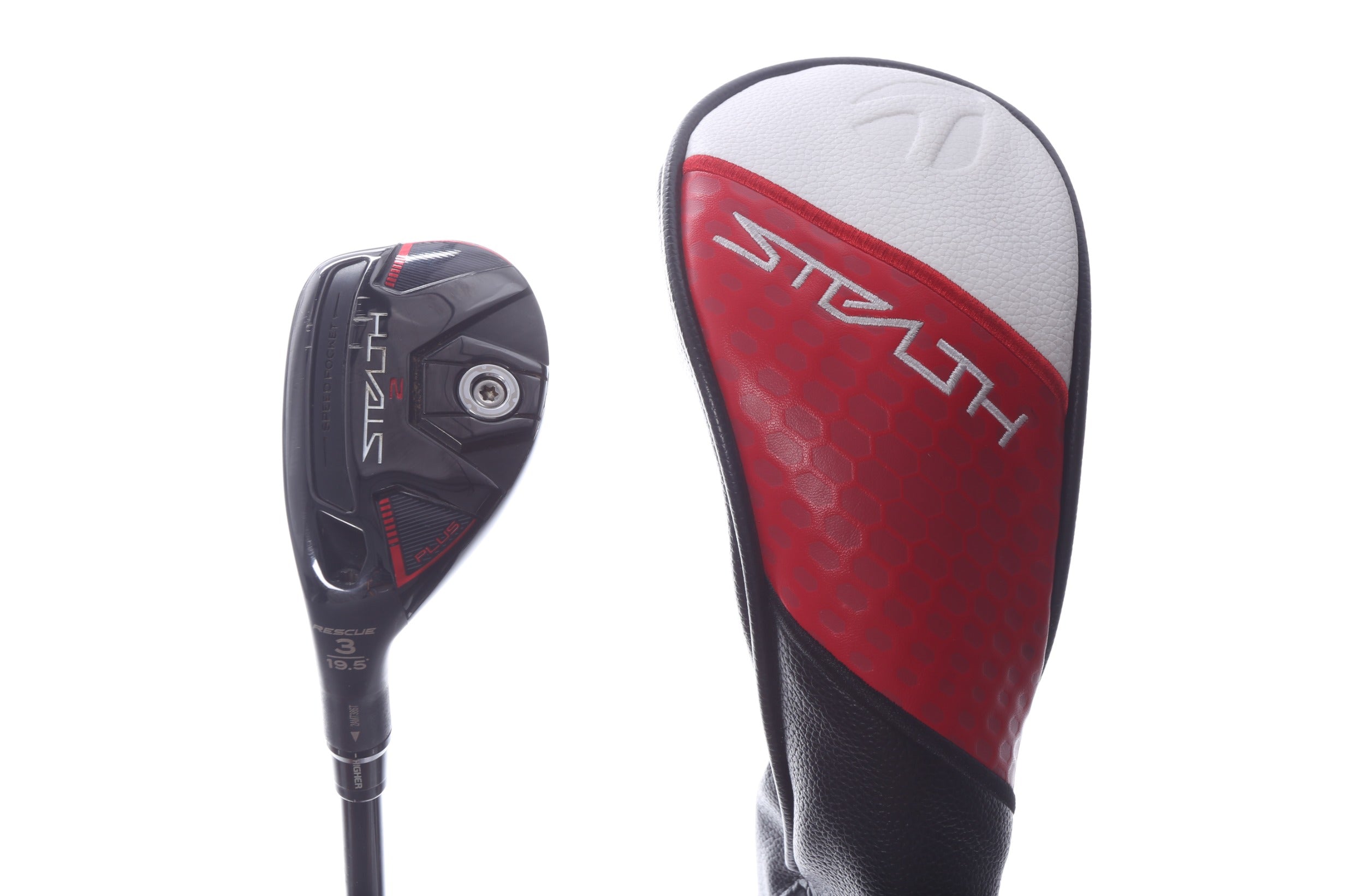 Used TaylorMade STEALTH 2 PLUS Rescue 3H Hybrid - Left-Handed - 19.5 Degrees - Regular Flex-Next Round