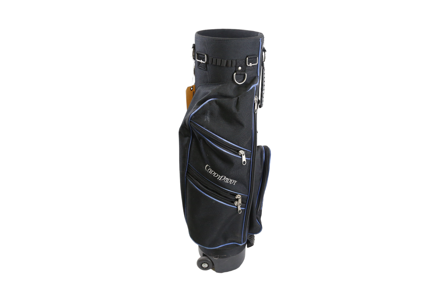 CaddyDaddy Black Cart Bag 6 Dividers 7 Pockets