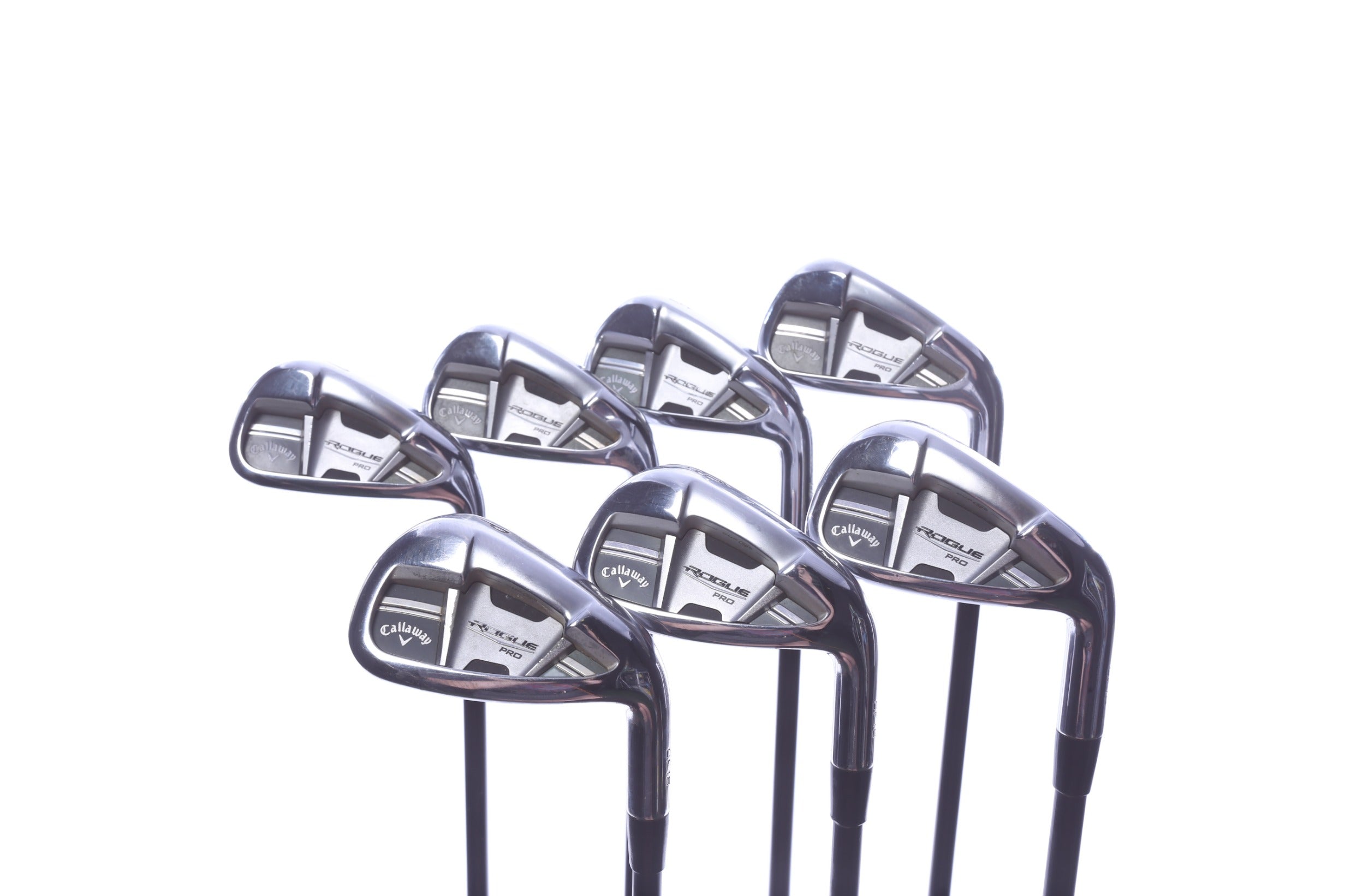 Used Callaway Rogue Pro Iron Set - Right-Handed - 4-PW - Stiff Flex