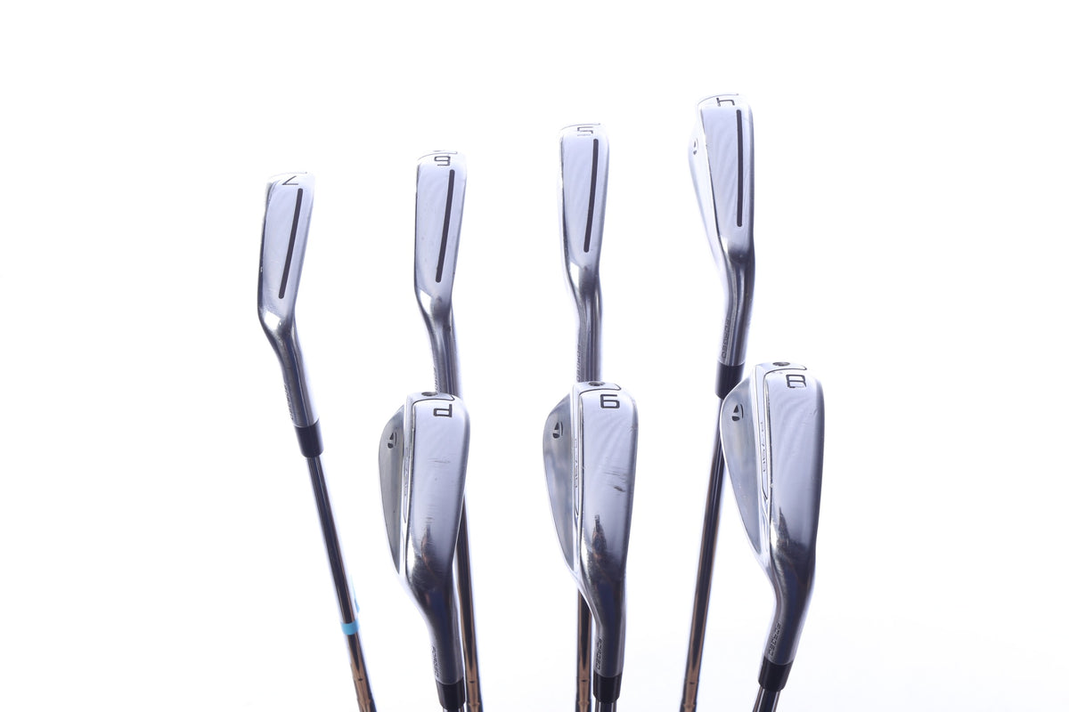Used TaylorMade 2019 P790 Iron Set - Right-Handed - 4-PW - Stiff Flex