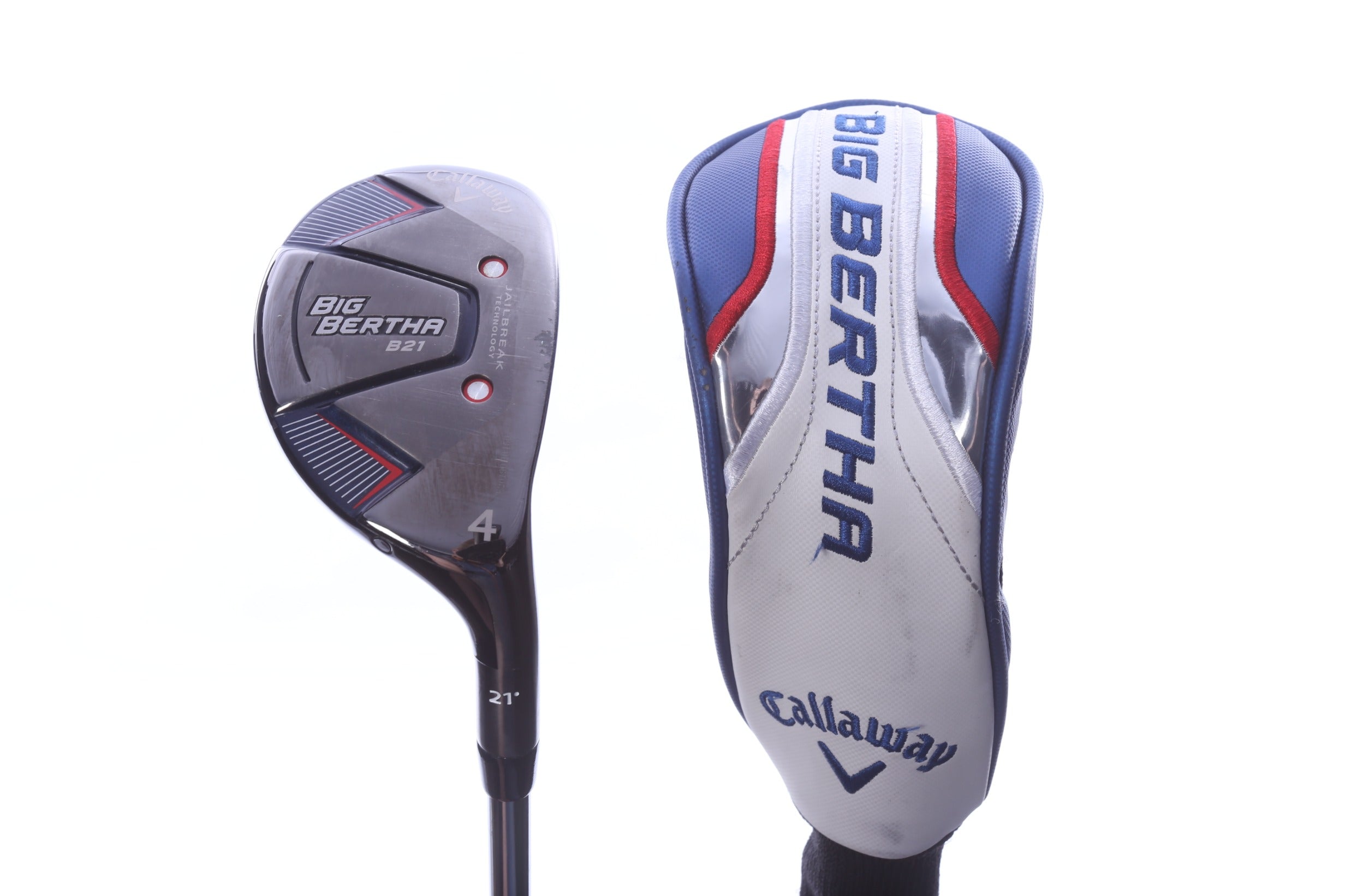 Used Callaway Big Bertha B21 4H Hybrid - Right-Handed - 21 Degrees - Stiff Flex-Next Round