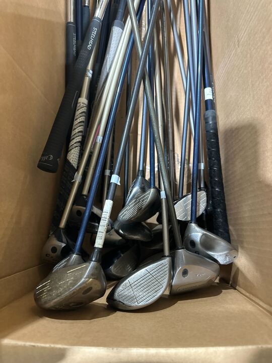 Wholesale Lot of 30 Callaway Big Bertha, Steelhead, Hawkeye and Warbird Fairway Woods
