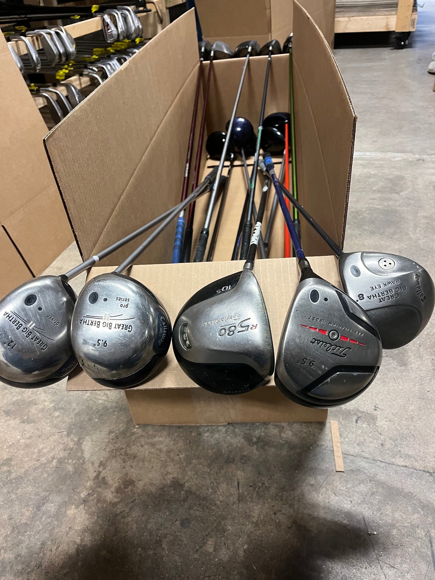 Wholesale Lot of 15 Assorted R580, 905T, Great Big Berta Drivers-Next Round