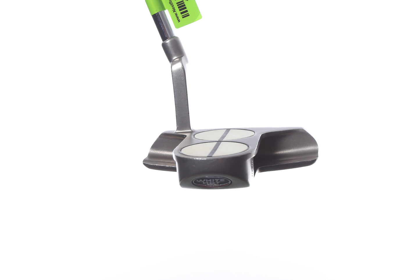 Used Odyssey White Ice 2-Ball Blade Lined Putter - Right-Handed - 35 in - Mallet-Next Round
