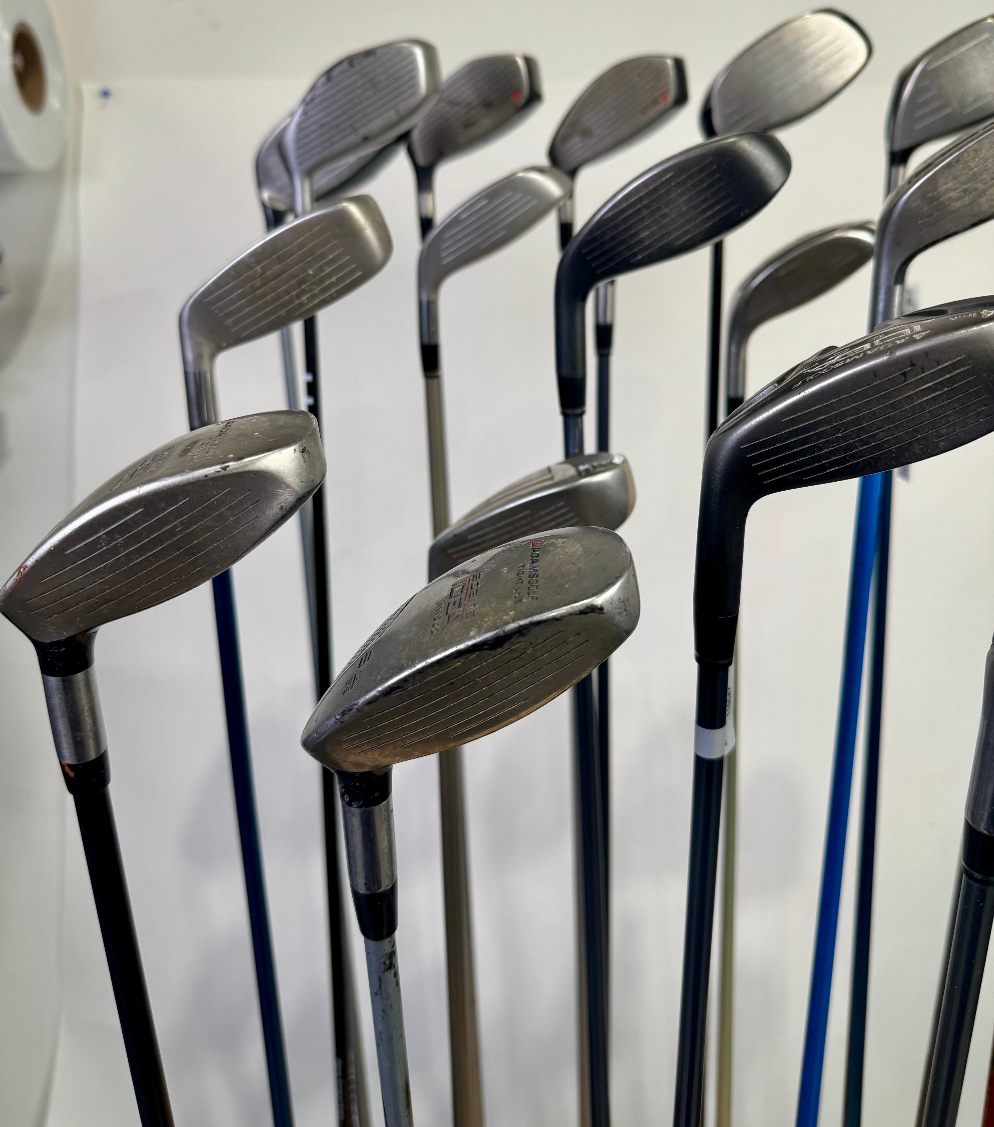 Wholesale Lot of 24 Adams Drivers, Fairway Woods, And Hybrids-Next Round