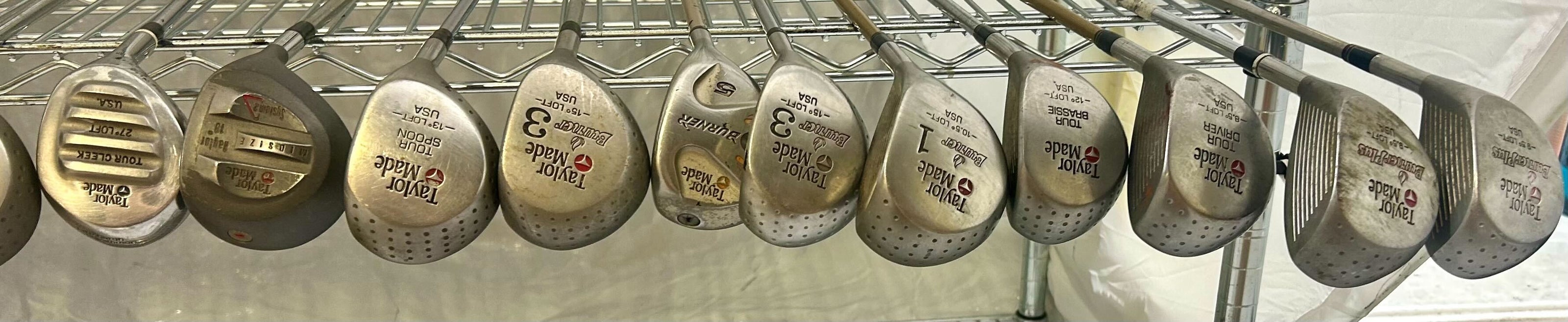 Wholesale Lot of 40 Golf Clubs - Taylormade Assorted Drivers and Fairway Woods-Next Round