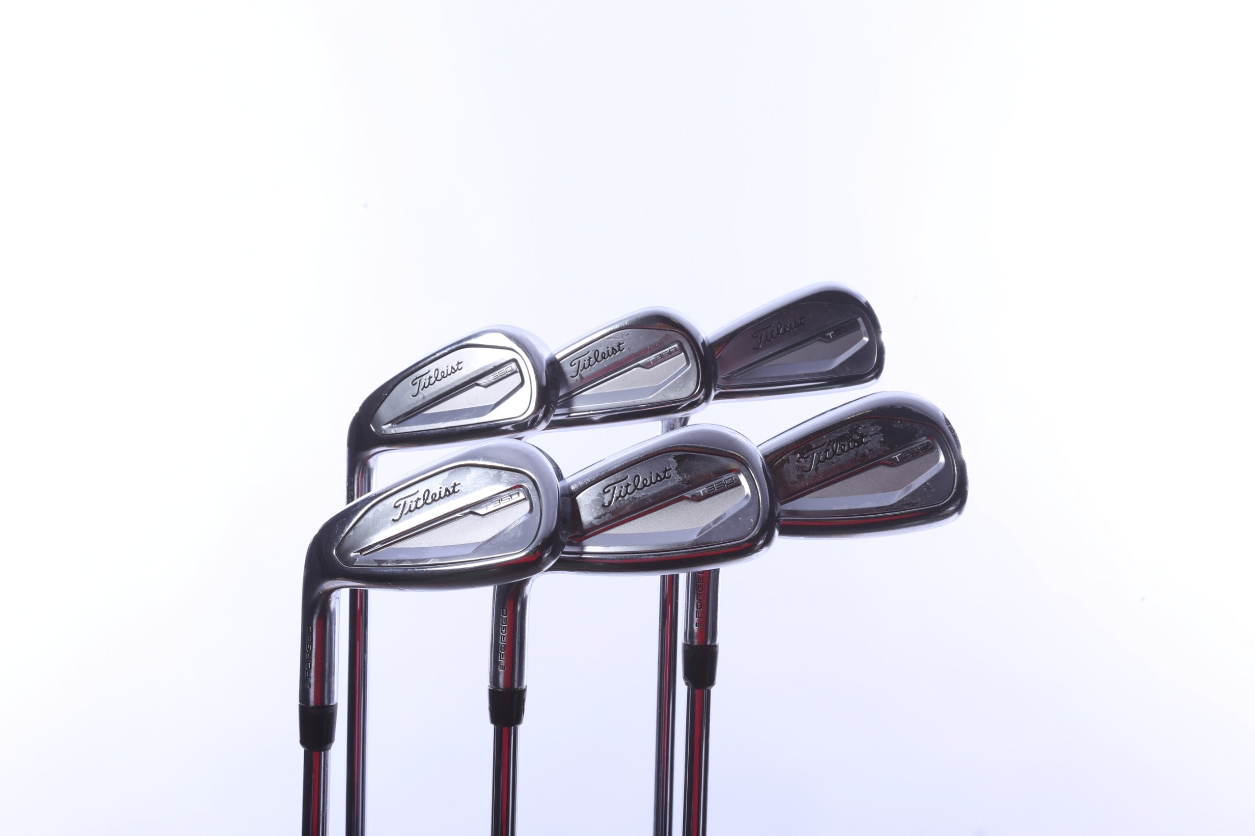Used Titleist 2023 T350 Iron Set - Left-Handed - 5-PW - Stiff Flex-Next Round