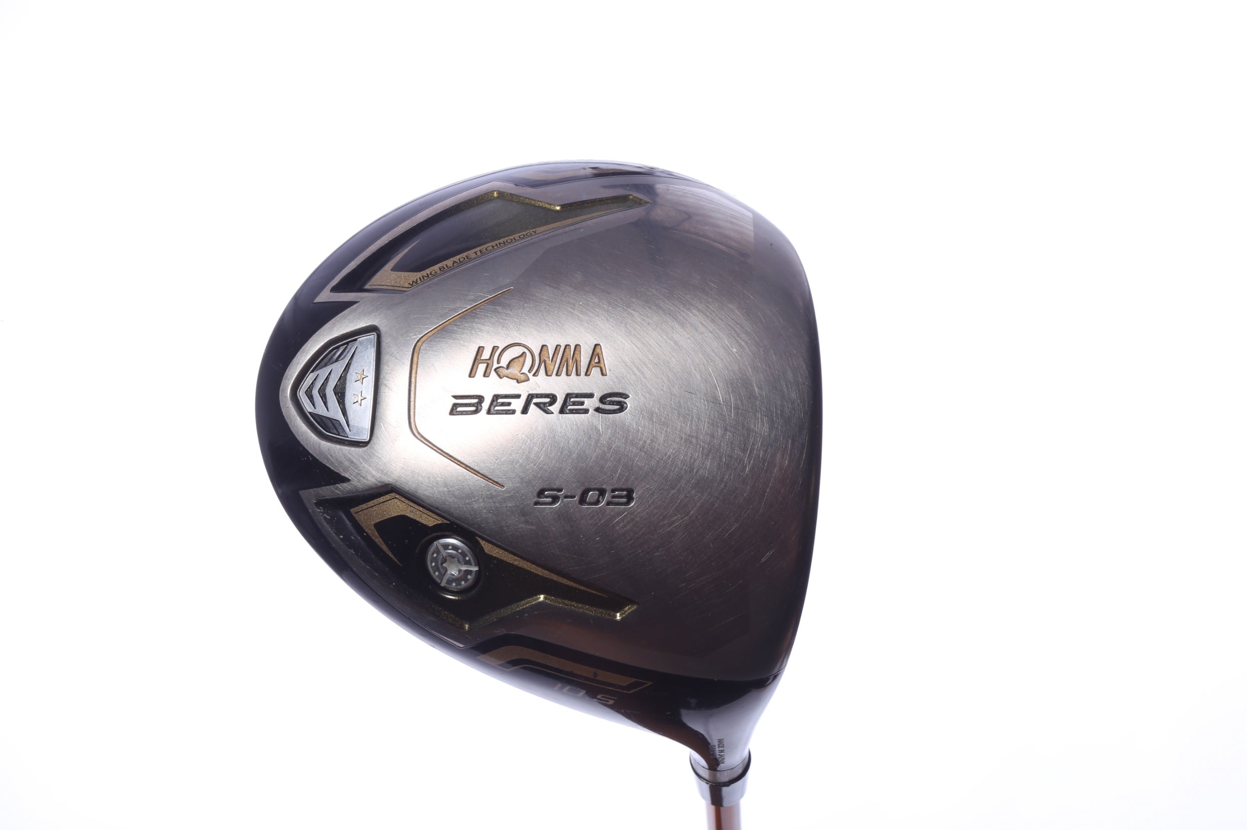 Used Honma Beres S-03 Driver - 10.5 Degrees - Seniors Flex Aldila NVS Orange - Right-Handed-Next Round