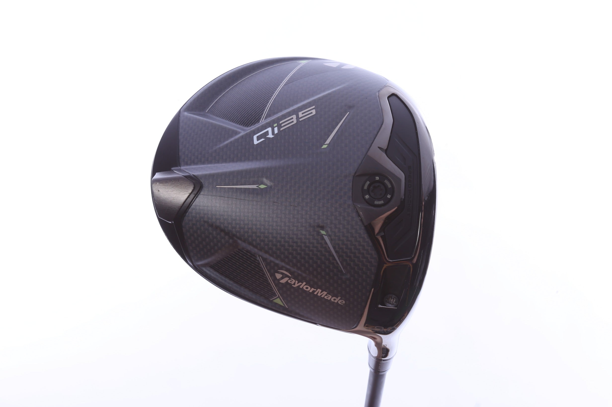 Used TaylorMade Qi35 Driver - 9 Degrees - Stiff Flex Mitsubishi Kai'li Dark Waves Blue CB - Right-Handed-Next Round
