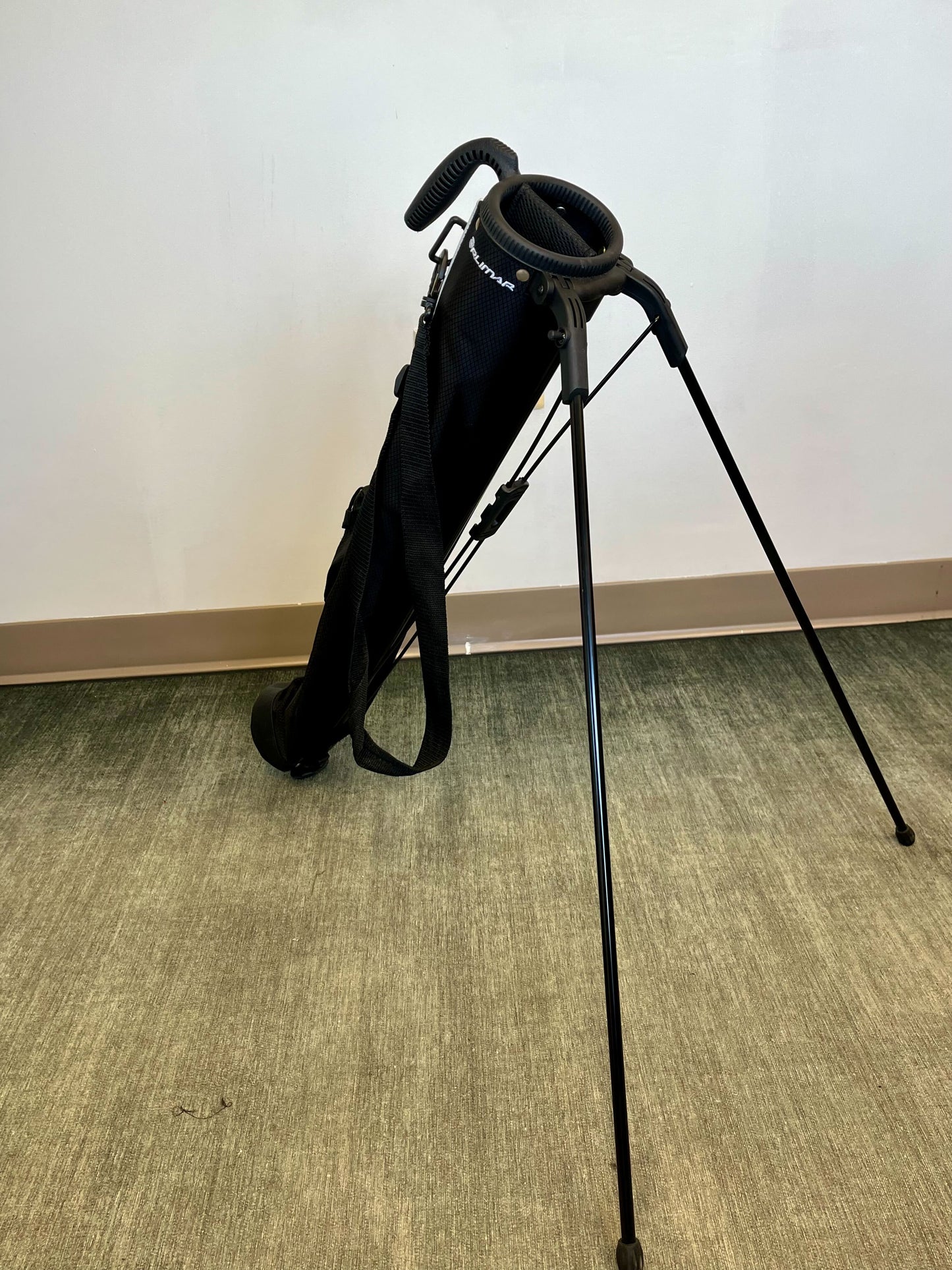 Orlimar Pitch and Putt Lightweight Sunday Carry Golf Bag Black/White-Next Round