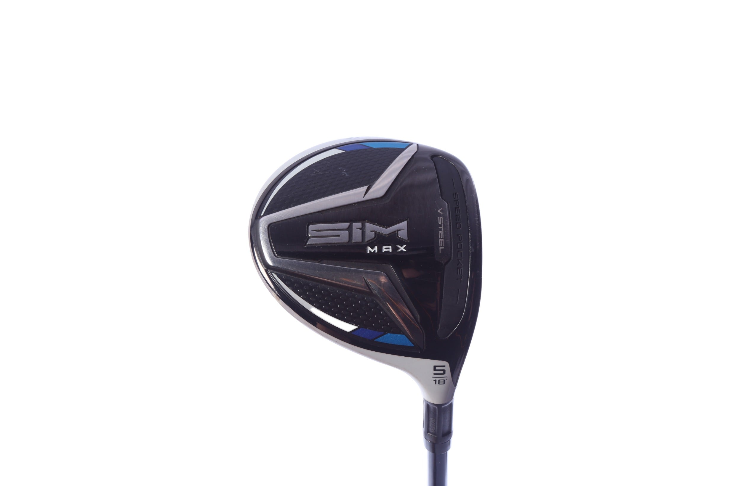 Used TaylorMade SIM MAX 5-Wood - Right-Handed - 18 Degrees - Stiff Flex