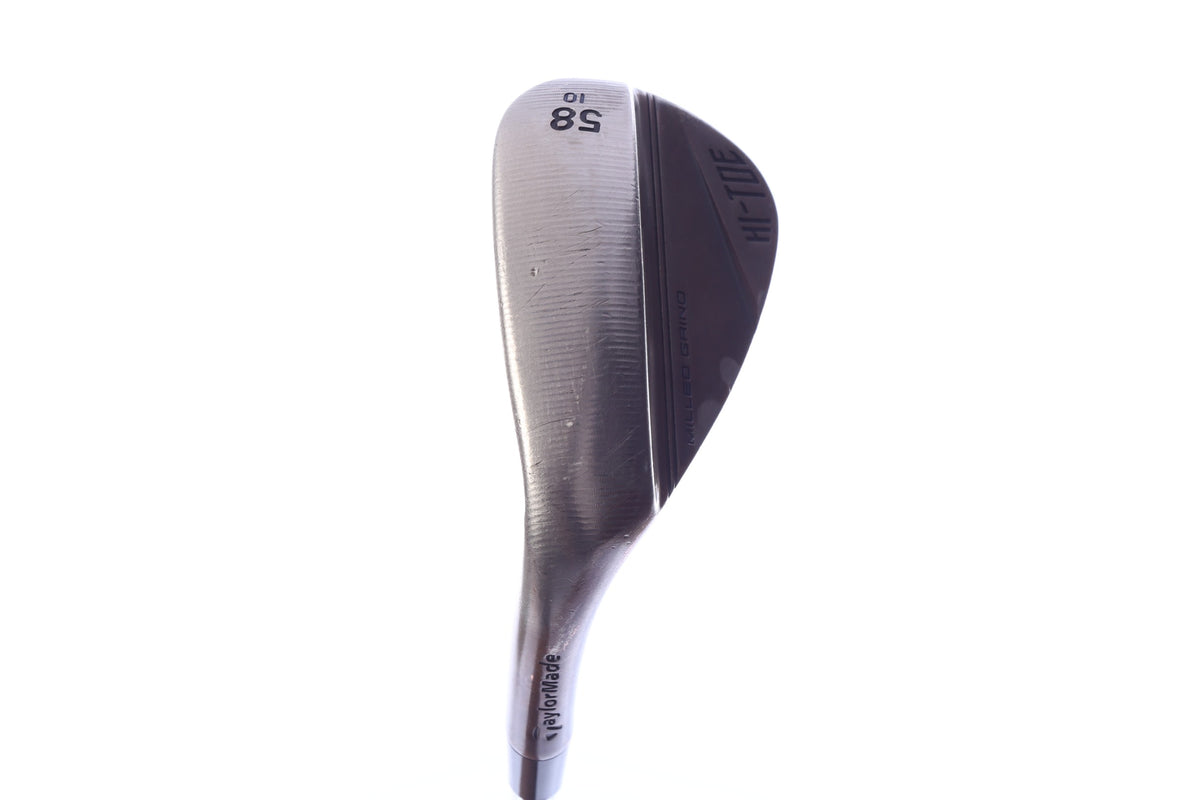 Used TaylorMade Milled Grind HI-TOE 3 Copper Lob Wedge - Left-Handed - 58 Degrees - Regular Flex