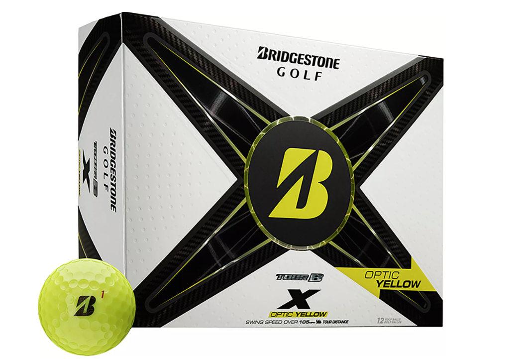 Bridgestone Golf Tour B X Yellow - 1 Dozen Balls-Next Round