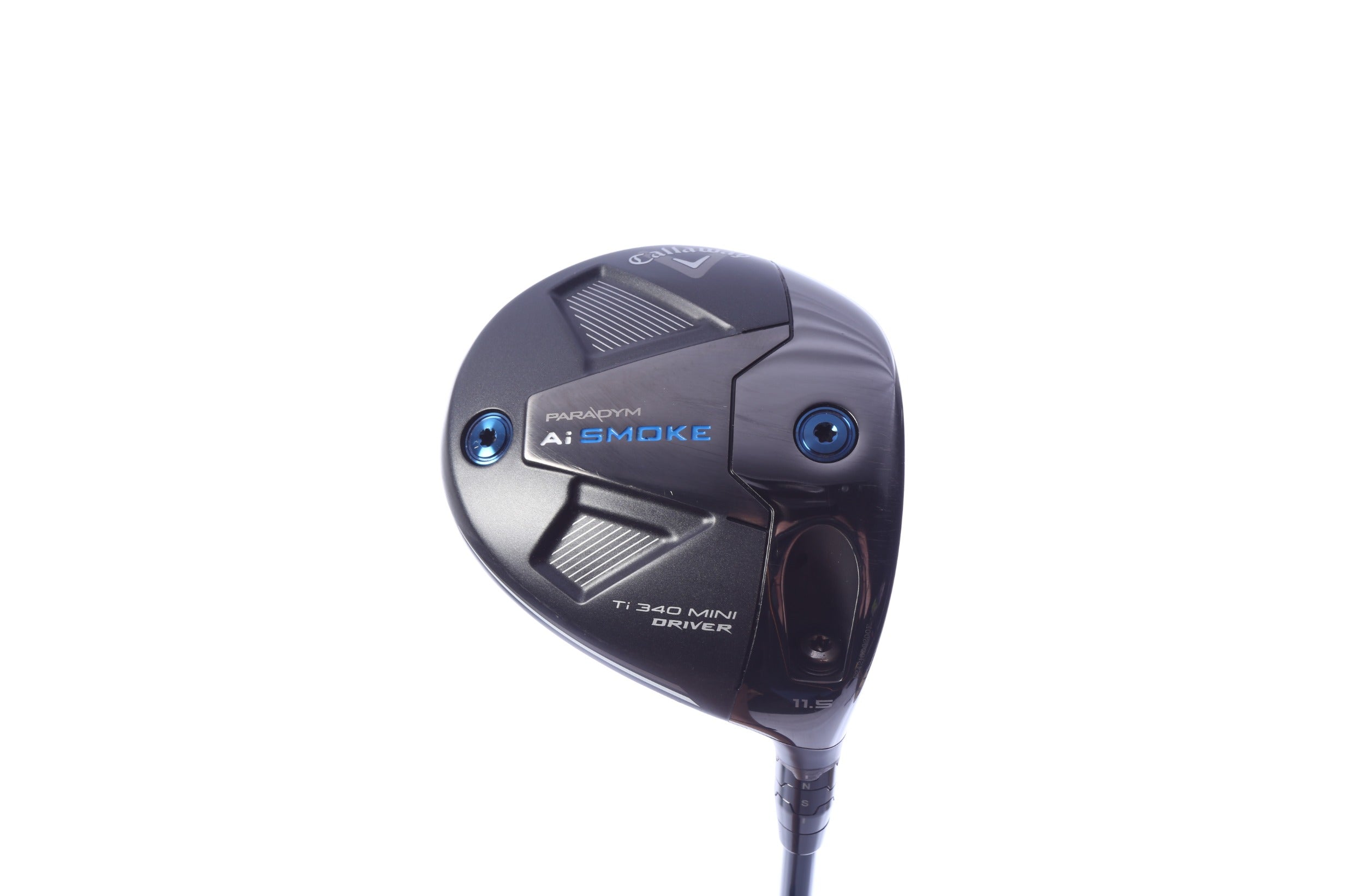Used Callaway Paradym Ai Smoke Ti 340 Mini Driver - 11.5 Degrees - Stiff Flex Project X DENALI Blue - Right-Handed